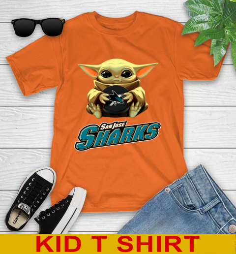 NHL Hockey San Jose Sharks Star Wars Baby Yoda Shirt 107