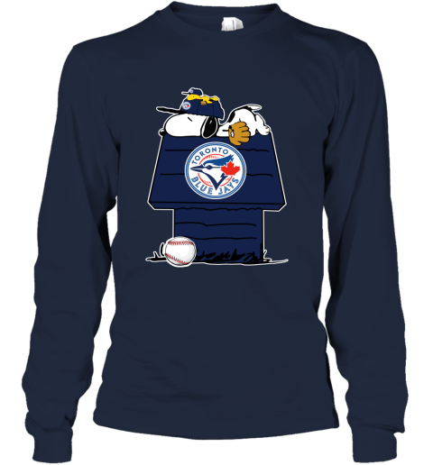 The Peanuts Cartoon Just A Girl Who Loves Fall And Toronto Blue Jays Shirt,  hoodie, longsleeve, sweatshirt, v-neck tee