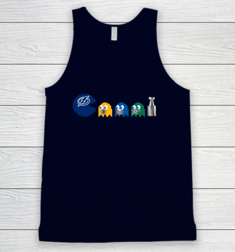 Tampa Bay Lightning x Pacman Create History For Stanley Cup Tank Top 3