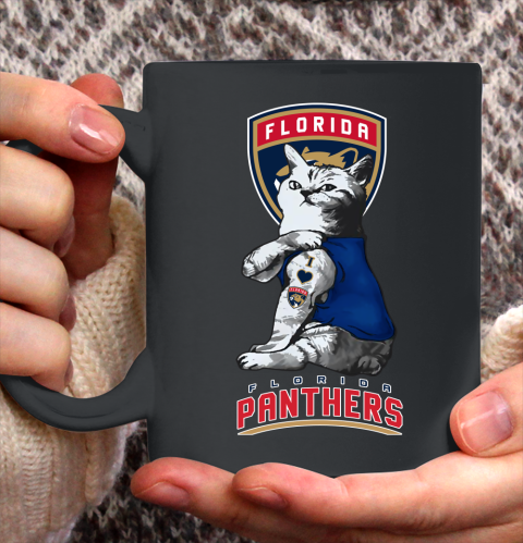 NHL My Cat Loves Florida Panthers Hockey Ceramic Mug 11oz 2