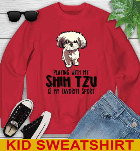 Playing with my shih tzu is my favorite sport 101