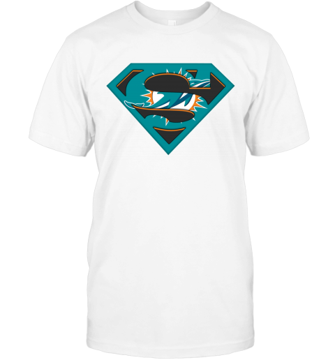 MIAMI DOLPHINS MASH UP LOGO CREWNECK (WHITE)