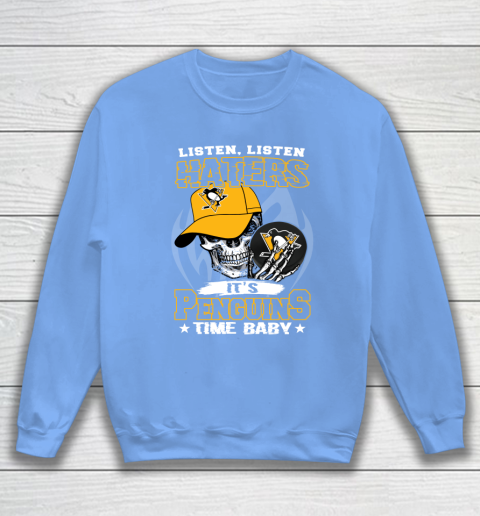 Listen Haters It is PENGUINS Time Baby NHL Sweatshirt 8