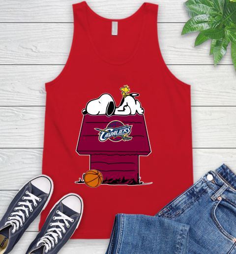 Cleveland Cavaliers NBA Basketball Snoopy Woodstock The Peanuts Movie Tank Top 6