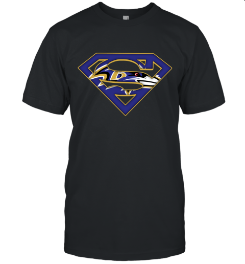 We Are Undefeatable The Baltimore Ravens x Superman NFL Unisex Jersey Tee