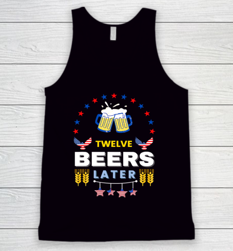 Beer Lover Shirt 4th Of July Beer Pong Drinking Tank Top