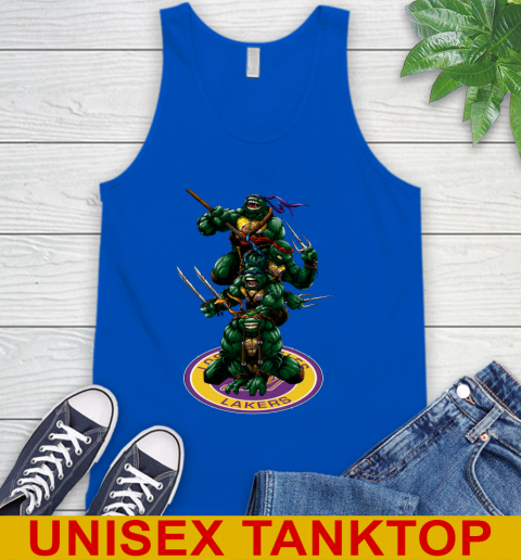 NBA Basketball Los Angeles Lakers Teenage Mutant Ninja Turtles Shirt Tank Top 6 NBA Basketball Los Angeles Lakers Teenage Mutant Ninja Turtles Shirt Tank Top - Image 6