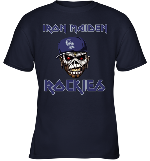 MLB Colorado Rockies Iron Maiden Rock Band Music Baseball Sports