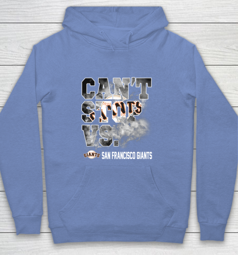 MLB San Francisco Giants Baseball Can't Stop Vs Giants Youth Hoodie 8