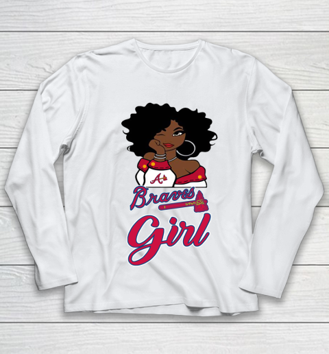 Atlanta Braves Girl MLB Youth Long Sleeve 2