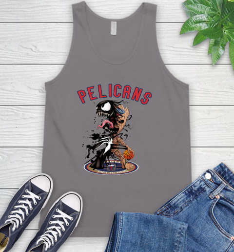 NBA New Orleans Pelicans Basketball Venom Groot Guardians Of The Galaxy Tank Top 7
