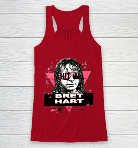 Hit man Bret Hart Hit Man WWE for fans and lovers Racerback Tank 4