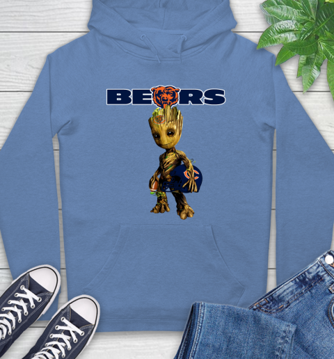 Chicago Bears NFL Football Groot Marvel Guardians Of The Galaxy Hoodie 11
