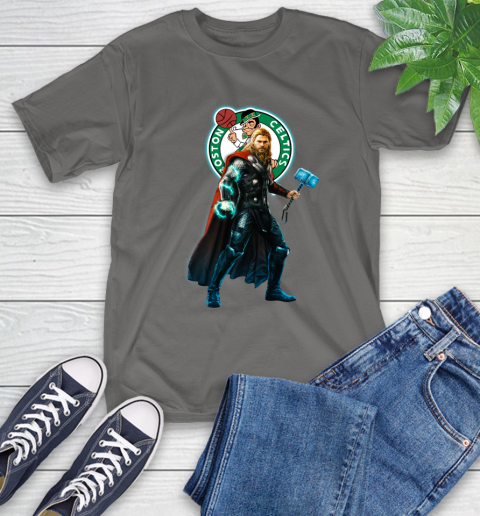 NBA Thor Avengers Endgame Basketball Boston Celtics T-Shirt 9