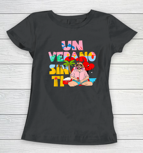 B Bunny Un Verano Worlds Tour Sin Ti Merch Women's T-Shirt