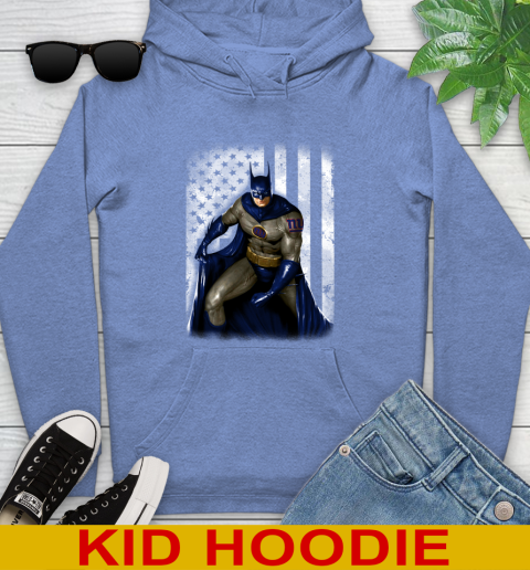New York Giants NFL Football Batman DC American Flag Shirt Youth Hoodie 12