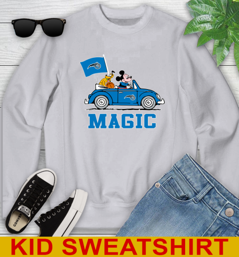 NBA Basketball Orlando Magic Pluto Mickey Driving Disney Shirt Youth Sweatshirt 4