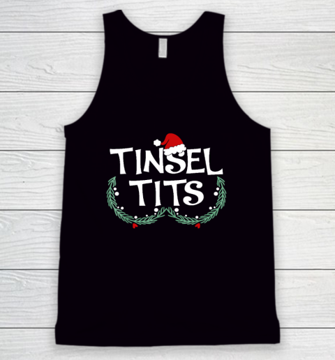 Jingle Balls Tinsel Tits Couples Christmas Matching Couple Tank Top