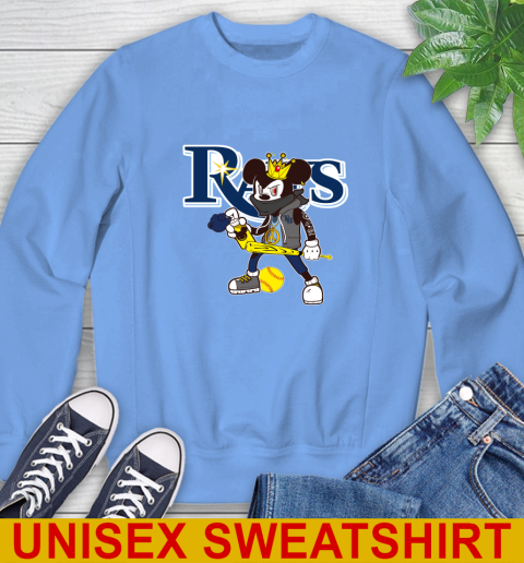 Tampa Bay Rays MLB Baseball Mickey Peace Sign Sports Sweatshirt 11