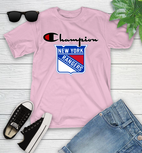 NHL Hockey New York Rangers Champion Shirt Youth T-Shirt 7