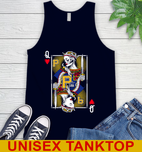 MLB Baseball Pittsburgh Pirates The Queen Of Hearts Card Shirt Tank Top 2