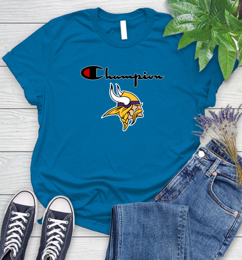 NFL Football Minnesota Vikings Champion Shirt Women's T-Shirt 5