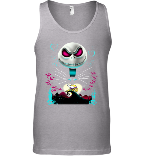 NFL Minnesota Vikings Jack Skellington Sally The Nightmare Before Christmas Football 4kUU0OylNuC unisex tank 17 95 151514 front sport grey