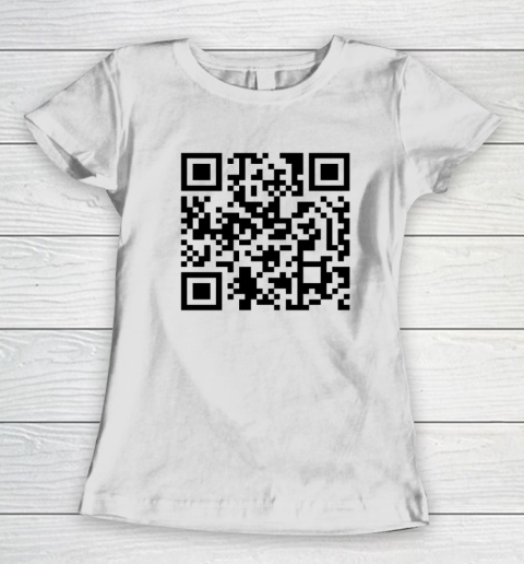 Trump Dance Troll QR Funny President Trump Dance Code Women's T-Shirt