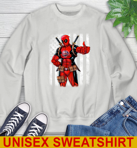 MLB Baseball Philadelphia Phillies Deadpool American Flag Shirt Sweatshirt 6 MLB Baseball Philadelphia Phillies Deadpool American Flag Shirt Sweatshirt - Image 6