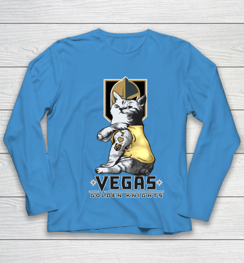 NHL My Cat Loves Vegas Golden Knights Hockey Youth Long Sleeve 5