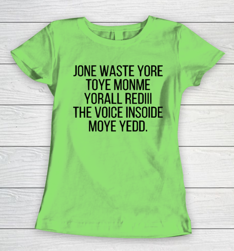 Blink 182 I Miss You Funny Jone Waste Yore Women's T-Shirt 5