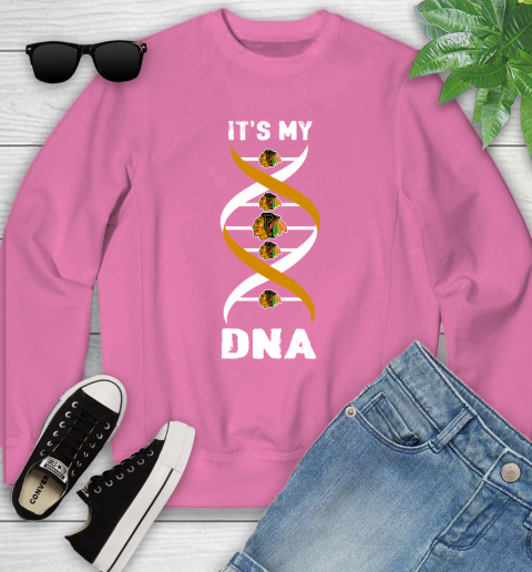 Chicago Blackhawks NHL Hockey It's My DNA Sports Youth Sweatshirt 6