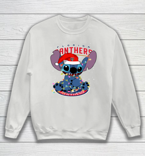 Florida Panthers NHL Hockey noel stitch Christmas Sweatshirt 3