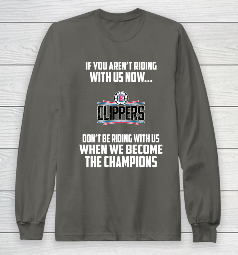 NBA LA Clippers Basketball We Become The Champions Long Sleeve T-Shirt 5