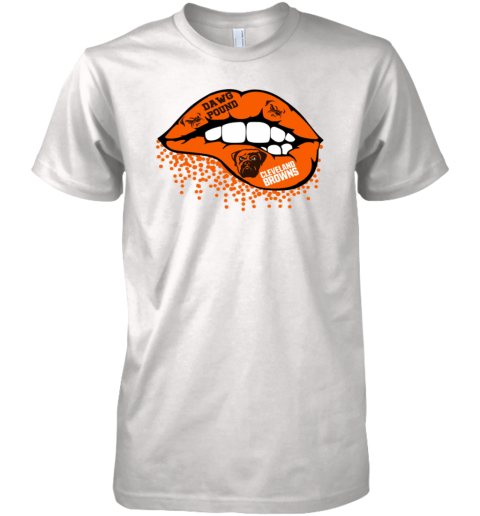 Cleveland Browns Lips Inspired Premium Men's T-Shirt