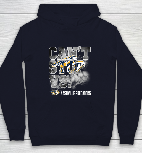 NHL Nashville Predators Hockey Can't Stop Vs Youth Hoodie 2