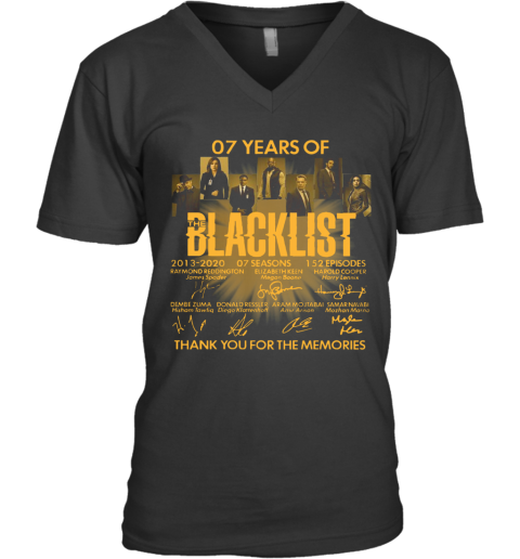 07 Years Of The Blacklist V-Neck T-Shirt