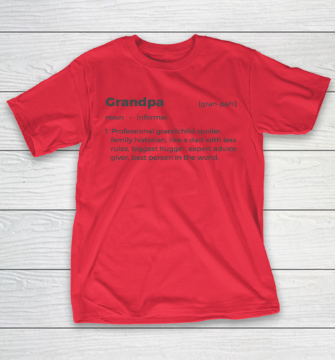 Father's Day Funny Gift Ideas Apparel  Grandpa Noun Definition Dad Father T Shirt T-Shirt 19