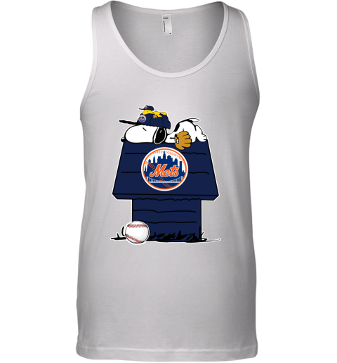 MLB New York Mets Snoopy Woodstock The Peanuts Movie Baseball T Shirt 6B8l2uOX08w unisex tank 17 95 151514 front white
