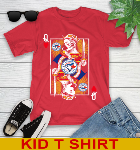 MLB Baseball Toronto Blue Jays The Queen Of Hearts Card Shirt Youth T-Shirt 11