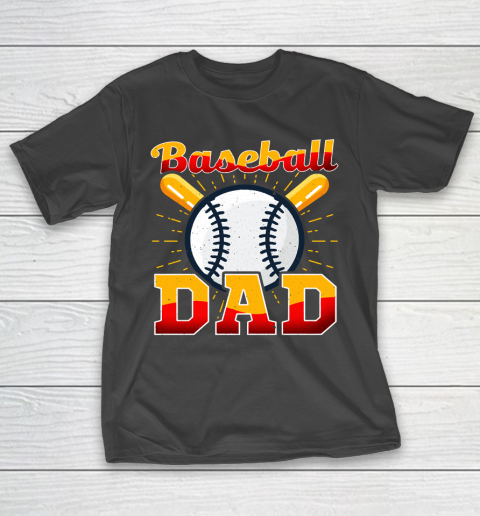 Father's Day Funny Gift Ideas Apparel  Baseball Dad Awesome Coach T-Shirt