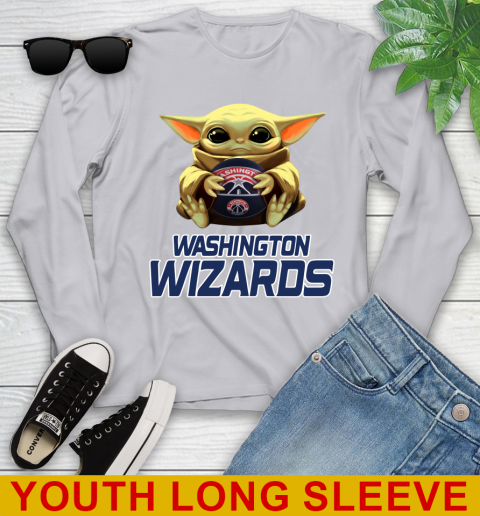 NBA Basketball Washington Wizards Star Wars Baby Yoda Shirt 127