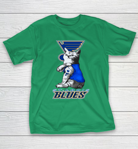 NHL My Cat Loves St.Louis Blues Hockey T-Shirt 5
