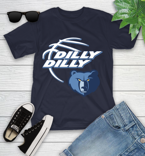 NBA Memphis Grizzlies Dilly Dilly Basketball Sports Youth T-Shirt 3