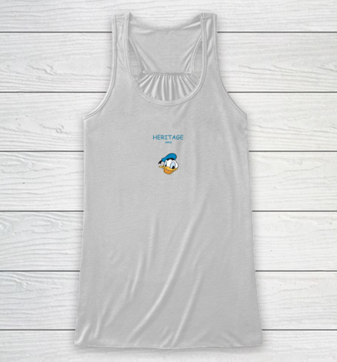 Heritage Donald Duck Shirt (print on front and back) Racerback Tank