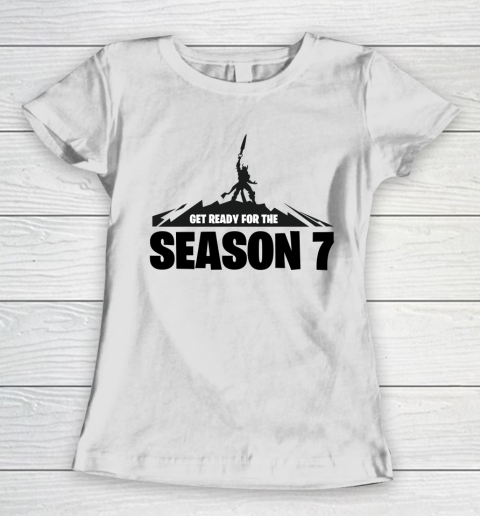 Fortnite Tshirt Get Ready For The Season 7 Women's T-Shirt