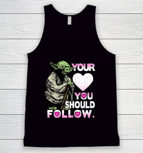 Star Wars Yoda Heart You Should Follow Valentine Tank Top
