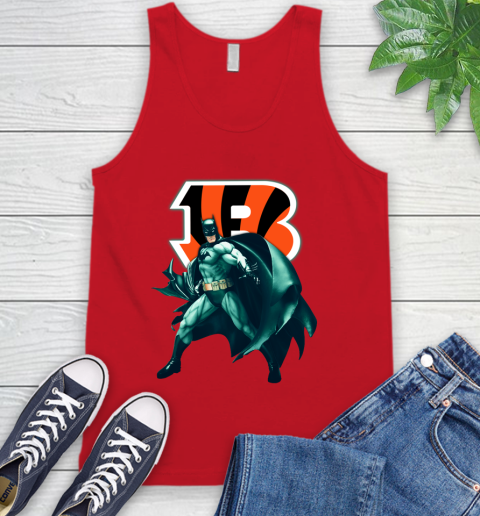 NFL Batman Football Sports Cincinnati Bengals Tank Top 6