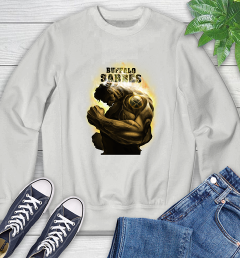 Buffalo Sabres NHL Hockey Hulk Marvel Avengers Sports Sweatshirt 5