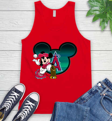 MLB Los Angeles Angels The Commissioner's Trophy Mickey Mouse Disney Tank Top 6